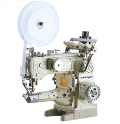 Direct Drive Feed-up-the arm 2-needle4-thread Double Chain Stitch Interlock Machine with Tape Binding