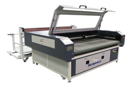 Lasergravier- und -schneidemaschine - automatische Beschickung