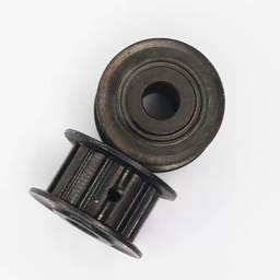 Rotary hook shaft small belt wheel