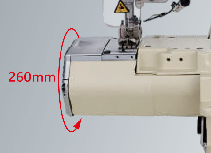 Computerized Small Mouth Horizontal Cylinder Type Three Needle Interlock Machine