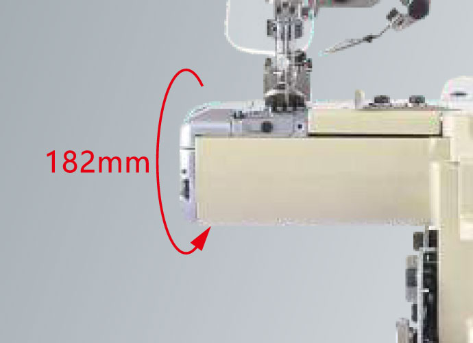 Computerized Super Small Mouth Horizontal Cylinder Type Three Needle Interlock Machine