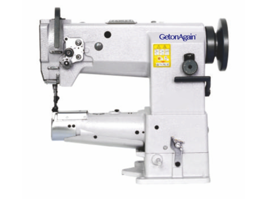 Cylindrical Bed Compound Feed Lockstitch Sewing Machine (Auto-lubricated)