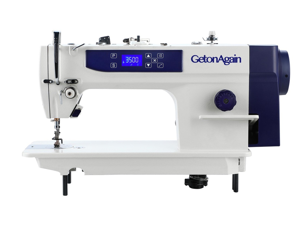 Single direct drive integrated  lockstitch sewing machine