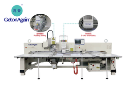 全自动绣缝一体机（9色绣花+旋转缝纫）