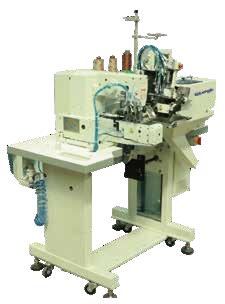 Double Needle Belt-loop Attaching Machine