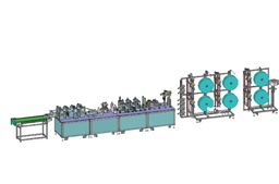 富怡全自动鸭嘴型口罩生产线