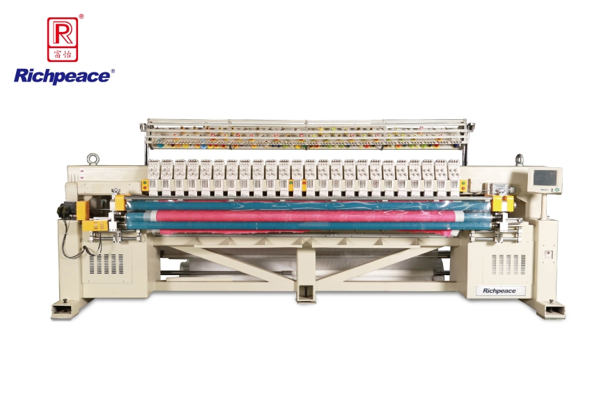 Richpeace mehrfarbige computergesteuerte Stepp- und Stickmaschine mit einfacher Breite