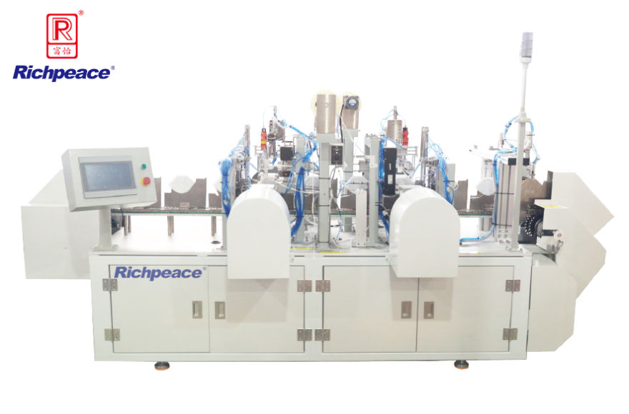 Máquina de Solda Semiautomática de Faixa de Cabeça para Máscara Dobrável