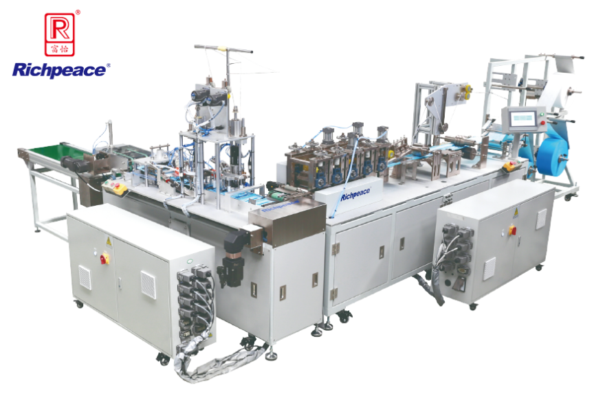富怡平面口罩一拖一全自動生產線